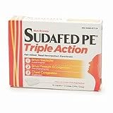 Sudafed PE Triple Action Caplets 24 ea