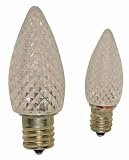 Celebrations Lighting UTRT4W11 25-count C9 Led Bulbs - White