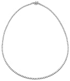 14K White Gold Diamond Tennis Necklace (6.00 cttw, I-J Color, I1-I2 Clarity), , 17