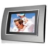Coby DP-767 7-Inch Widescreen Digital Photo Frame with Multimedia Player (Includes 2 Metal Frames)