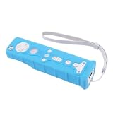 Silicone Skin Case for Nintendo Wii Remote Control, Blue Tennis Racquet Grip