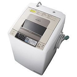日立 8.0kg 洗濯乾燥機（シャンパン）HITACHI ビートウォッシュ 湯効利用 BW-D8LV-N