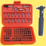 Anytime Tools 101 piece Tamper Proof/Security Screwdriver Bits and 1/4" Square/Hex Reversible Mini Ratchet