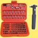Anytime Tools 101 piece Tamper Proof/Security Screwdriver Bits and 1/4" Square/Hex Reversible Mini Ratchet