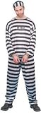 Angels Fancy Dress Male Convict Costume, Size Medium