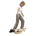 Reha-Wippbrett Balancetrainer ohne Stützen, LxBxH 60x85x16 cm