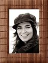 Thai silk cross cord bronze photo frame 6 x 4"
