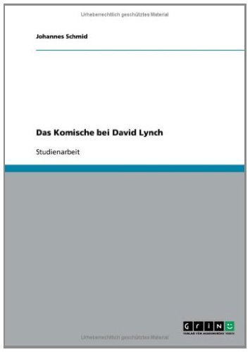 Das Komische bei David Lynch (German Edition)