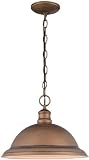 Pendant Lamp - Minuteman Series Gold Bronze Finish