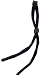 Caripe Brillenband Sportband Kordel schwarz - D