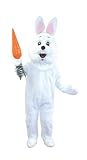 Easter Bunny Rabbit Mascot Deluxe Adult Costume