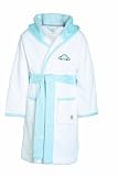 Produkt-Bild: bellybutton Bademantel, white / lightblue striped 3757-2 Baby - Jungen Babybekleidung/ Schlafanz&uuml;ge/ Einteiler, Gr. 104, Blau (white / light blue striped )