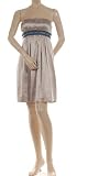 BCBG PEBBLE/TEAL SILK SATIN TUBE MINI DRESS NEW 2