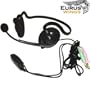 Cyber Acoustics AC-644 Behind the Neck Stereo Headset AC-644 with Boom Microphone + Absolutely Free Labtec Verse 303 Desktop Omni Directional Microphone
