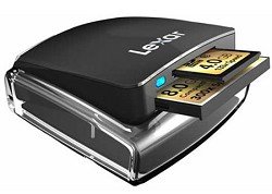 Lexar Dual-Slot USB 2.0 Flash Memory Card Reader RW035-001