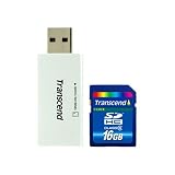 Transcend SDHC Speicherkarte 16GB Class6 mit SDHC-Kartenleseger�tvon "Transcend"