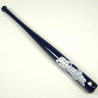 Buy MILWAUKEE BREWERS OFFICIAL TEAM LOGO 18 MINI BASEBALL BAT by Coopersburg Sports