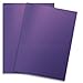Shimmer Violet Satin 8.5X11 Card Stock Paper - 25 sheets per pack
