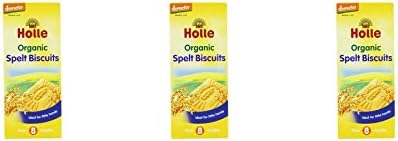 (3 PACK) - Holle Organic Spelt Biscuits| 150 x 6 gx |3 PACK - SUPER SAVER - SAVE MONEY