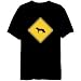 Sign White German Shepherd - Crossing Sign Mens T-shirt