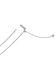 14k White gold Leslies Adjustable .85mm Wheat Chain