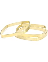Dean Davidson "CLASSICS" Gold Triple Square Bangle Bracelet