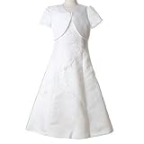 Little Girls WHITE BEADED Communion Dress Shawl WHOLESOME KIDS Girl 6