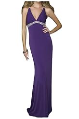 V-neck 2014 Chiffon Empire   Waistline Evening Dress/Prom Dress 