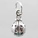 Tiny Sterling Silver Ladybug Charm, #9891