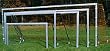 5'H x 10'W x 2'D x 6'B Official Recreational Unpainted Goal