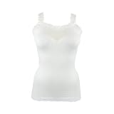 Womens Lace Fitted Stretch Top White One Size