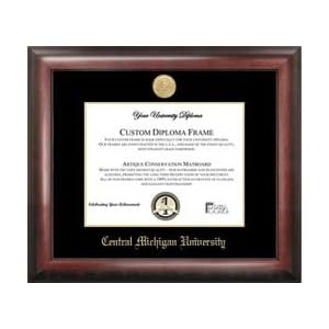 Buy Central Michigan Chippewas Gold Embossed Diploma Frame