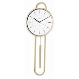 Pendulum Wall Clock Colour: Gold