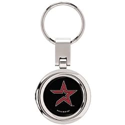 Houston Astros Domed Metal Keychain