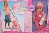 Dream Collection Baby Doll with Stroller Set