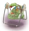 Fisher-Price Open Top Take-Along Swing with Music & Mobile - Rainforest