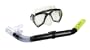 Dolfino Silicone Dual Lens Mask with DT Radial Flex Snorkel in Blue