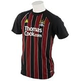 Le Manchester City Away Jersey Black/Red Extra Lge