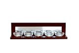 Nexxt by Linea Benton Wall-Mounted/Tabletop 5-Tealight Mirrored Holder, Java