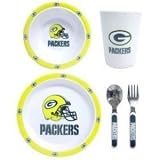 Green Bay Packers Children's Dinner Plate and Cup Set