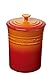 Read Le Creuset Stoneware Storage Jar, Volcanic, 0.8 Litre Details Le Creuset Stoneware Storage Jar, Volcanic, 0.8 Litre