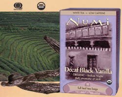 NUMI TEA INDIAN NIGHT - DECAF BLACK VANILLA (16 tea bags) by Numi Tea