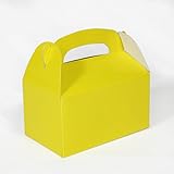 Yellow Bright Color Treat Boxes (Pack of 12) - Play Kreative TM (Yellow)