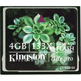 High Speed Kingston Compact Flash Elite Pro 133X Memory Card - 4GB (CF/4GB-S2) for Canon EOS-10D, EOS-1D, EOS-1D Mark II, EOS-1D Mark II N, EOS-1D Mark III, EOS-1Ds, EOS-1Ds Mark II, EOS-1N, EOS-20D Digital, EOS-300D, EOS-30D, EOS-350D, EOS-40D, EOS-5D, EOS-D30, EOS-D60, EOS-DCS 5, EOS-DCS2000, EOS-Digital Rebel, EOS-Digital Rebel XT, EOS-Digital Rebel Xti PowerShot S1 IS, S10, S100 Digital ELPH, S110 Digital ELPH, S20, S200 Digital ELPH, S230 Digital ELPH, S500 Digital ELPH, S60, S70, S80, S30, S300 Digital ELPH, S330 Digital ELPH, S40, S400, S400 Digital ELPH, S410 Digital ELPH, S45, S50, Nikon D1, D1 Pro, D100, D1H, D1X, D200, D2H Set, D2Hs Set, D2X, D2Xs, D70, D70 Outfit, D70s DIGITAL CAMERA