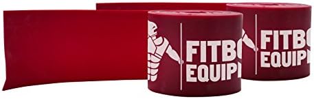 Fitbotic 2 Pack Floss Band Wraps for Mobility &amp; Recovery Muscle Compression Wrap Bands for Flossing and Circulation, Therapy, Crossfit, Wrist, Shoulders, Knee, Calisthenics, Injury prevention