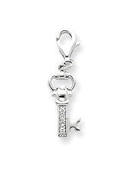 Sterling Silver Locket Key Pendant