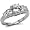 2 Carat CZ Stainless Steel Weddnig Engagement Ring Size (5)
