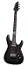 Schecter Blackjack Slim Line Series C-1 FR Sustainiac 6-String Electric Guitar, Satin Black