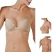 Seamless Padded Bra w/ Transparent Straps & Back - Made w/ Moisture Wicking Microfiber