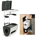 SimpleHuman Cabinet Mount Trash System - CW1125 (Black and Silver) (18.9"H x 13.2"W x 8.1"D)
